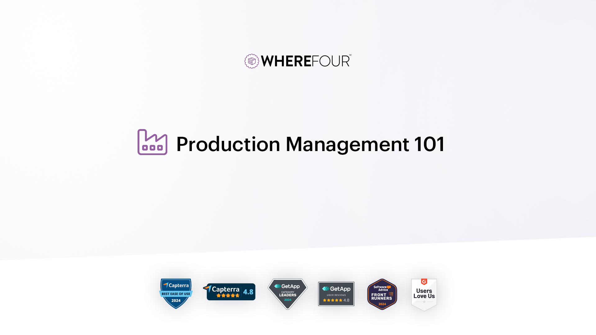 On Demand | Production Management 101